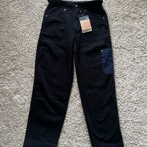 Black Cargo Pants with Pocket Detail